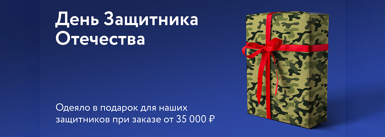 Одеяло Dreamline в подарок в честь Дня Защитника Отечества